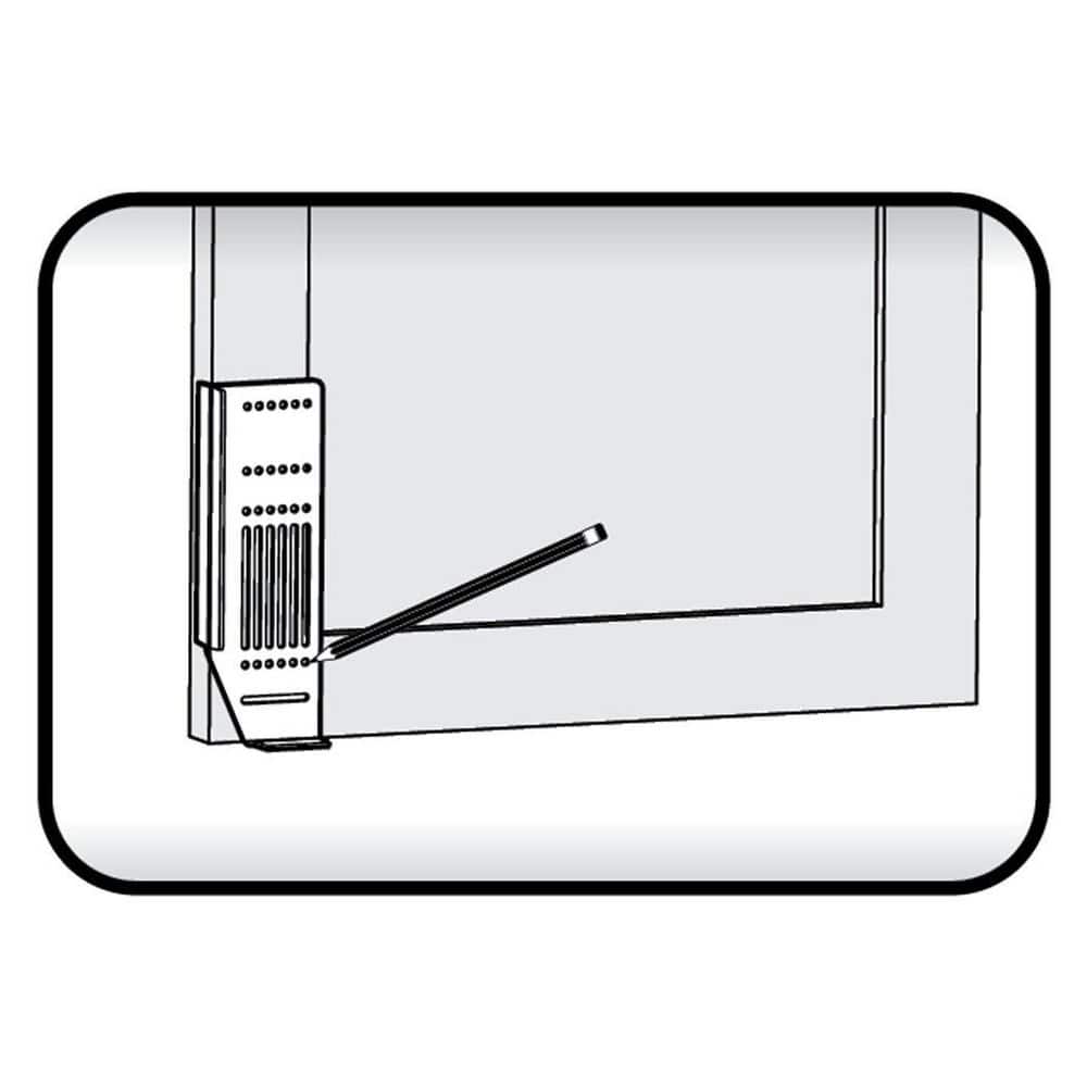 Orange Plastic Knob and Pull Drilling Template Kit
