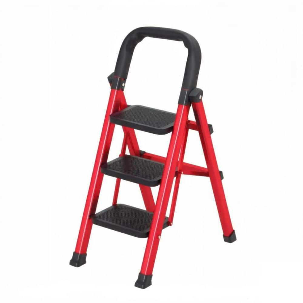2.95 ft. Carbon Steel Lightweight Step Ladder (8 ft. Reach), 500 lbs. Load Capacity with Non-Marring Feet price history on PriceWatchPro