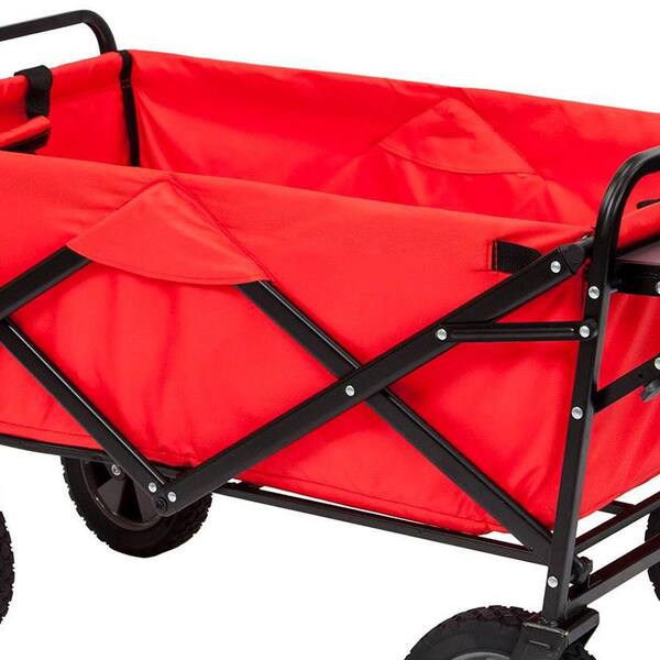 Red Details about   Mac Sports Collapsible Folding Outdoor Utility Wagon with Side Table 