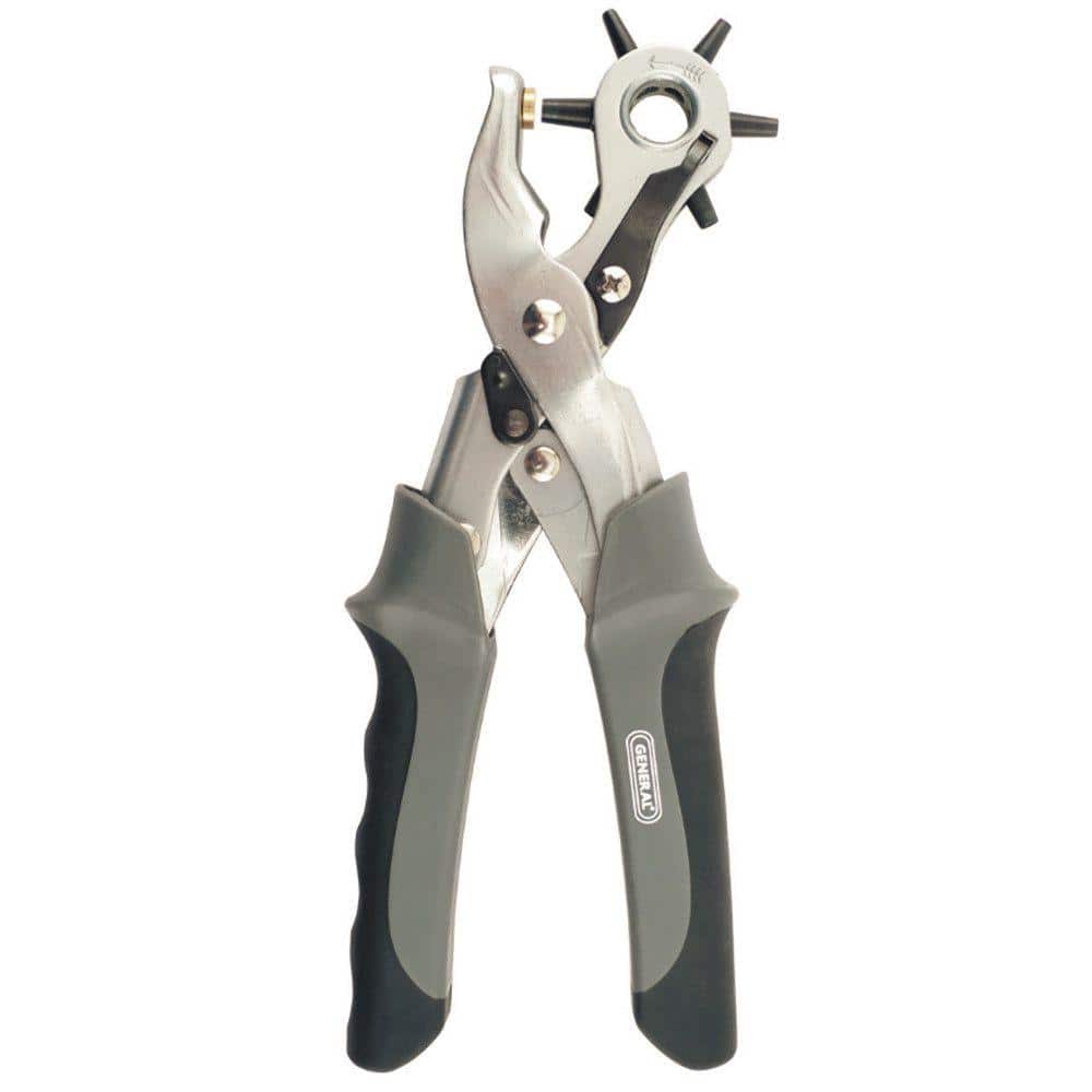 General Tools Heavy-Duty Self-Opening Revolving Hole Punch Pliers
