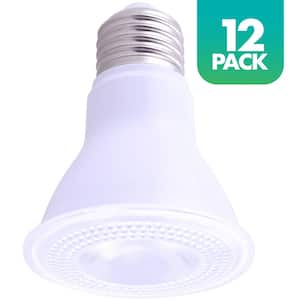 50-Watt Equivalent Par 20 Dimmable E26 LED Light Bulb, 2700K Warm White Lamp, 12-Pack