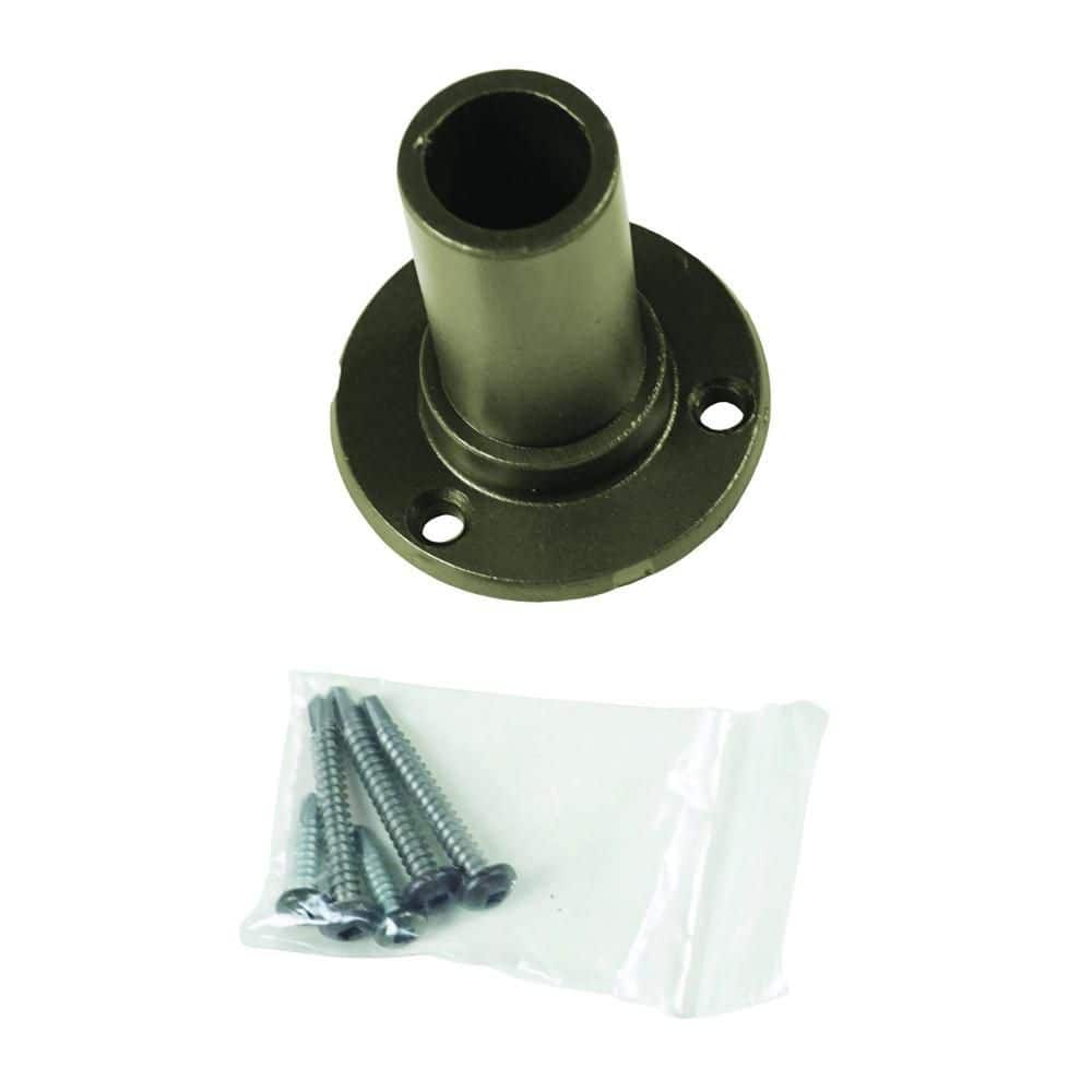3 in. x 2.75 in. Bronze Aluminum ADA Rail Straight End Wall Mount Kit price history on PriceWatchPro