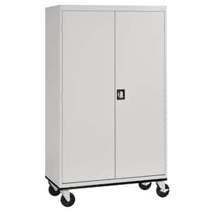 Transport Wardrobe Series ( 46 in. W x 78 in. H x 24 in. D ) Freestanding Cabinet in Dove Gray