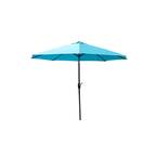 9 ft. Outdoor Market Patio Umbrella with Crank/Tilt in Light Blue