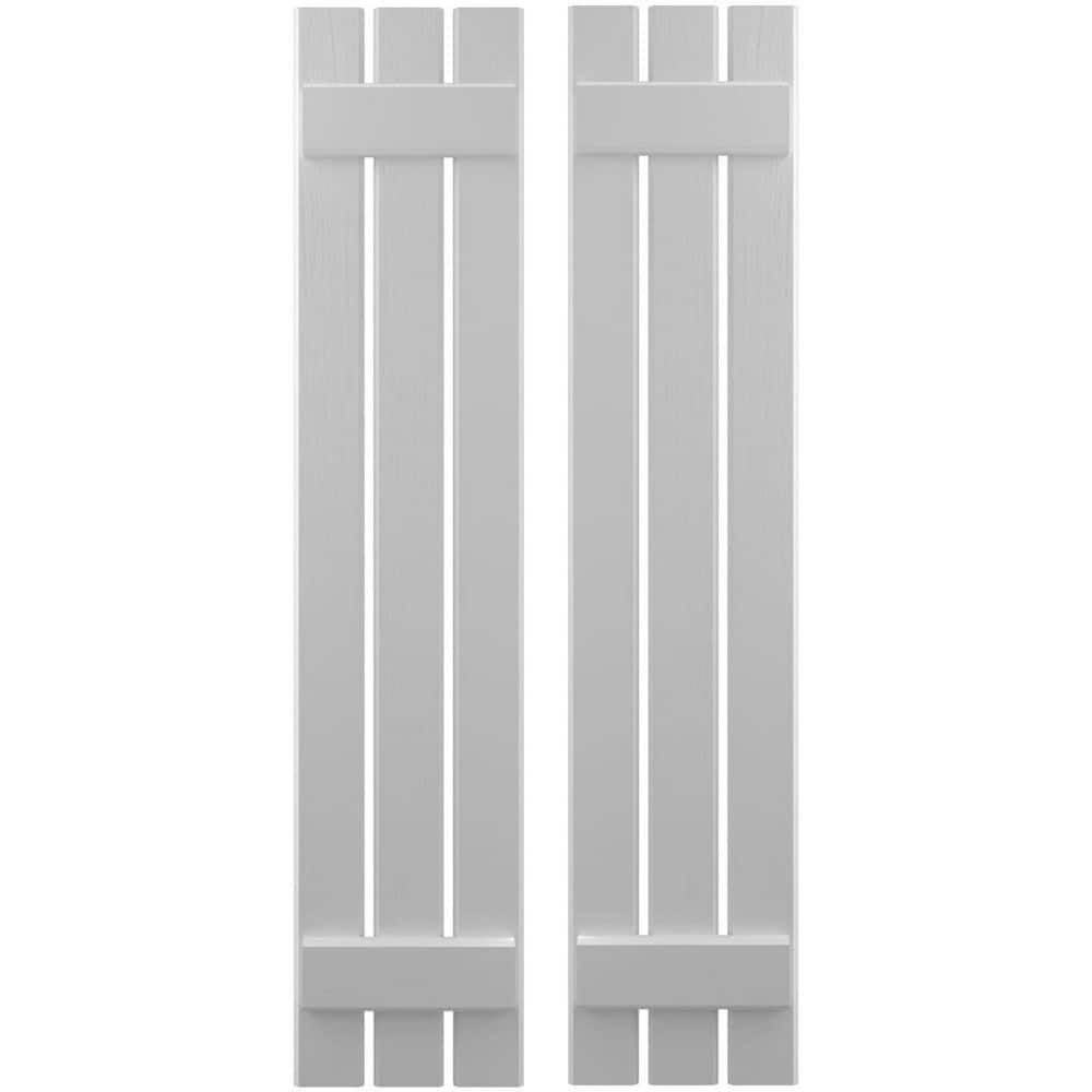 11-1/2 in. W x 66 in. H Americraft 3 Board Exterior Real Wood Spaced Board and Batten Shutters Primed price history on PriceWatchPro
