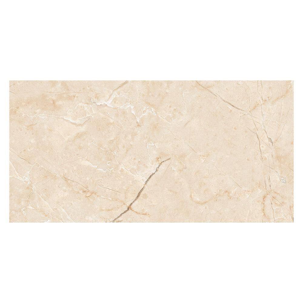 Kaia Natova Beige 12-in. x 24-in. Stone Look Semi-Polished Porcelain Wall & Floor Tile Sample price history on PriceWatchPro