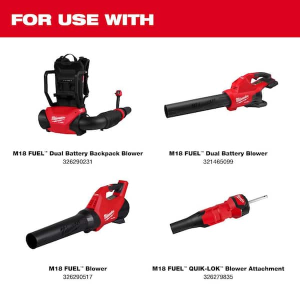 M18 Blower Tapered and Flat Nozzle Attachment Kit