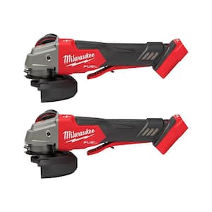 M18 FUEL 18-Volt Lithium-Ion Brushless Cordless 4-1/2 in./5 in. Grinder with Variable Speed & Paddle Switch (2-Piece)