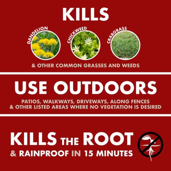 1.3 gal. Weed and Grass Killer Ready-To-Use AccuShot Sprayer Refill (4-Pack)