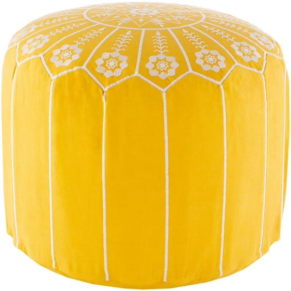 Artistic Weavers Arusi Bright Yellow Accent Pouf