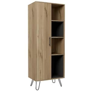 Aster 72 in. Pine Finish Pantry with 8 Compartments