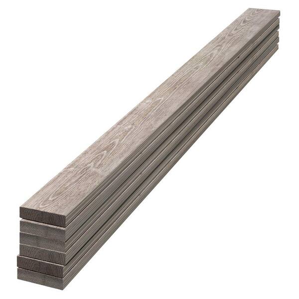 UFP-Edge 1 in. x 4 in. x 4 ft. Barn Wood Gray Pine Trim Board (6-Pack)