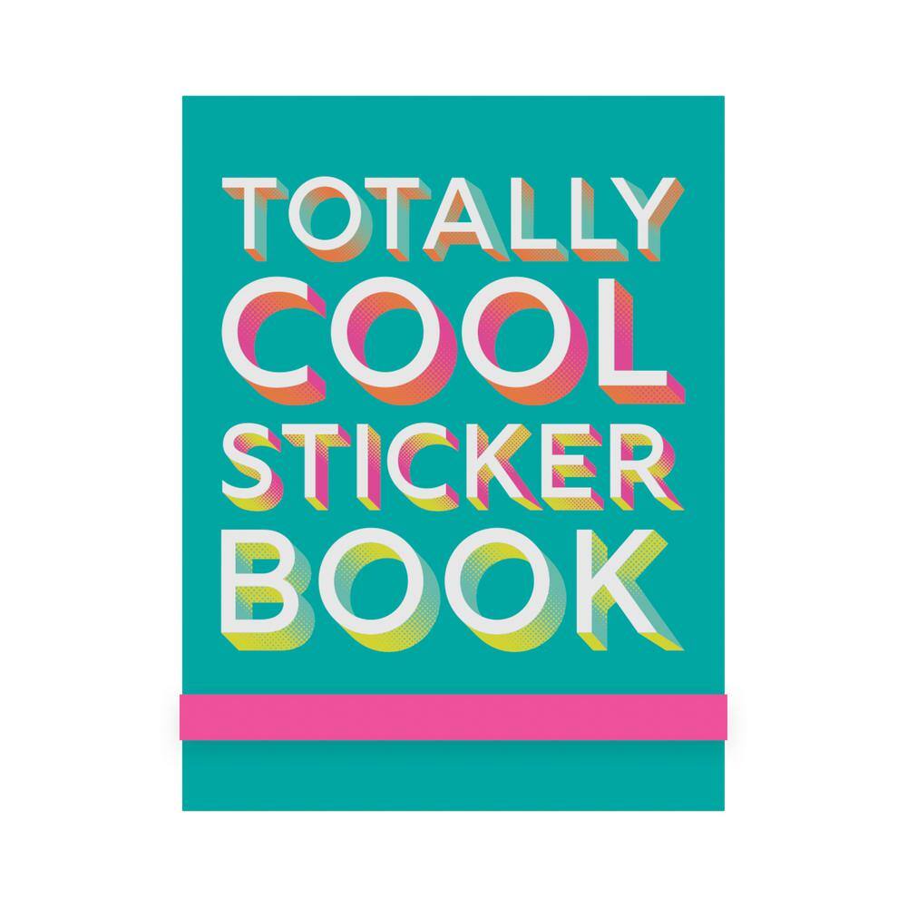 Eccolo 5 in. x 7 in. Totally Cool Fun Sticker Book, Turquoise Q603C - The  Home Depot