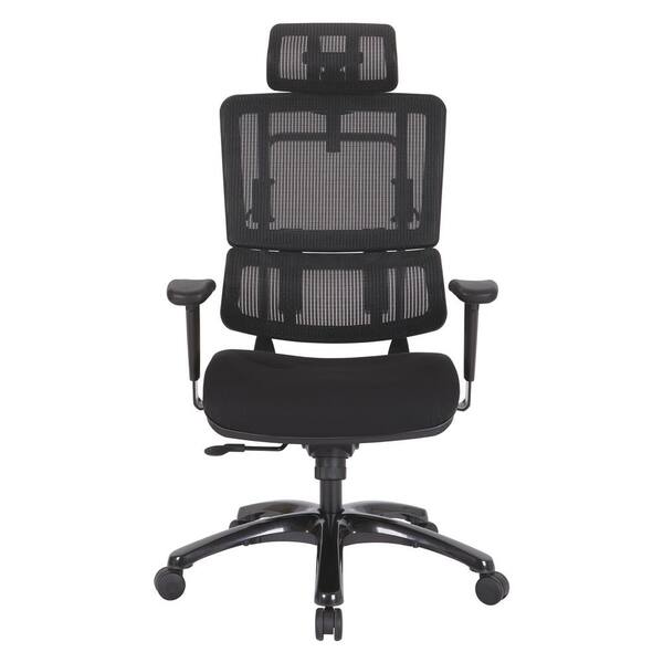 Office Star Products Black Mesh Vertical Back Office Chair