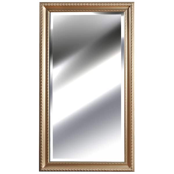 Pinnacle 53.5 in. x 29.8 in. Silver Embossed Framed Mirror