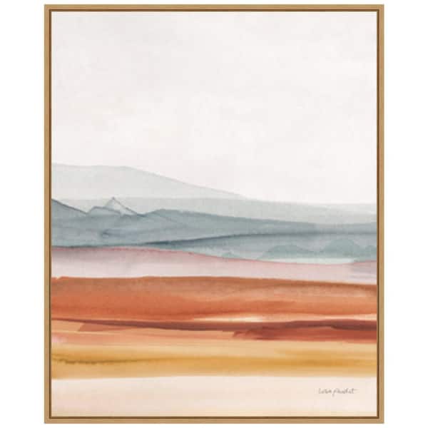 Amanti Art "Sierra Hills 03" by Lisa Audit 1-Piece Floater Frame Canvas Transfer Nature Art Print 28 in. x 23 in.