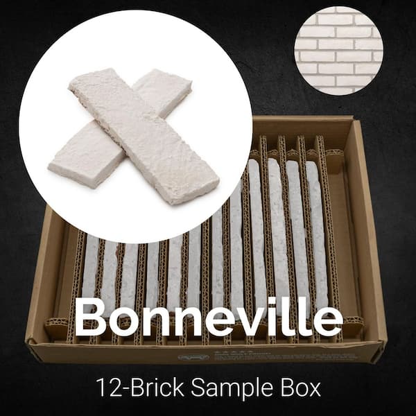 Old Mill Brick Sample Box Bonneville Thin Brick 15 in. x 3.5 in. x 11 in.