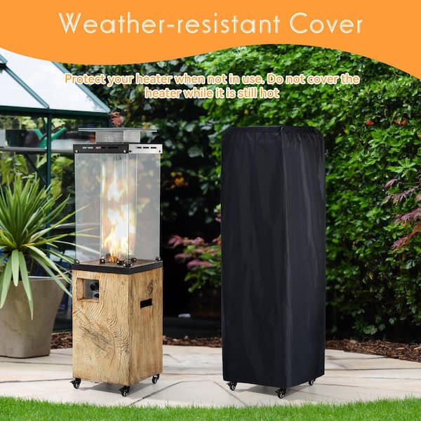 Gardenbee 41,000 BTU Brown Propane Gas Outdoor Patio Heater With
