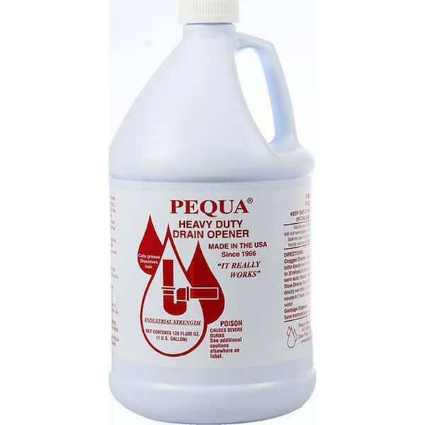 Pequa 1 Gal. Heavy-Duty Drain Opener Drain Openers & Chemicals