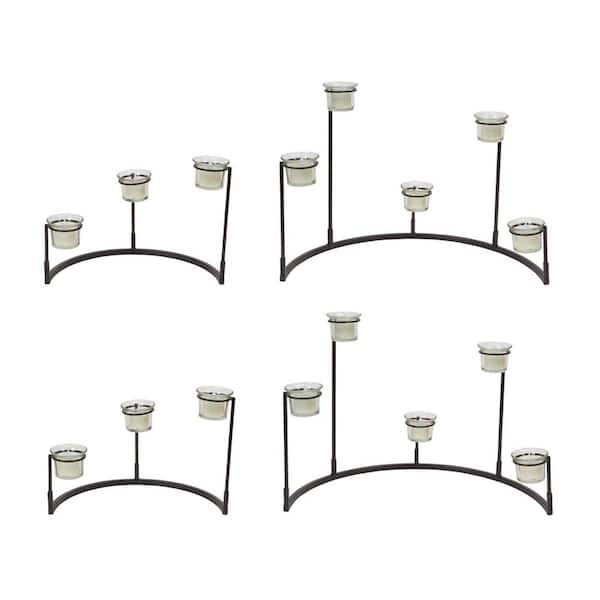 Black Metal Votive Set of 4-Pack