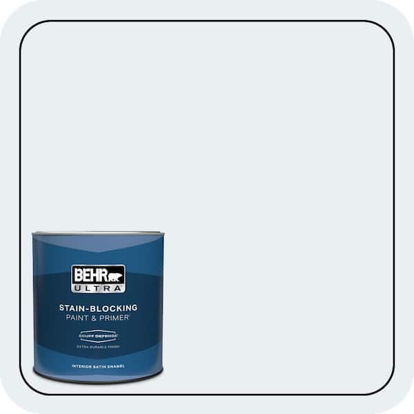 BEHR ULTRA 1 qt. #PPL-13 Distant Windchime Extra Durable Satin Enamel Interior Paint & Primer