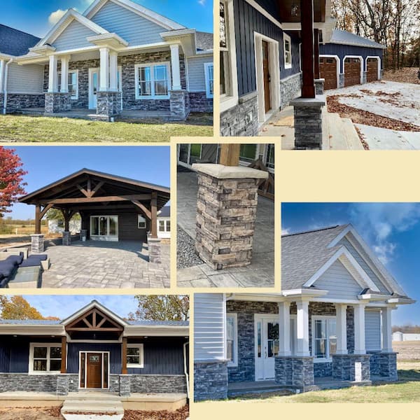 Silvermine Stone 18 in. x 36 in. Dakota Sunset with a Sand Split