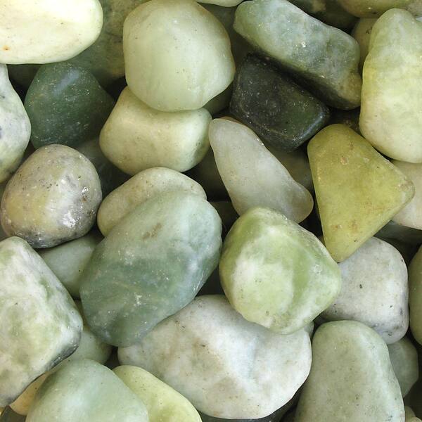Unbranded 20 lb. Jade Natural River Rocks