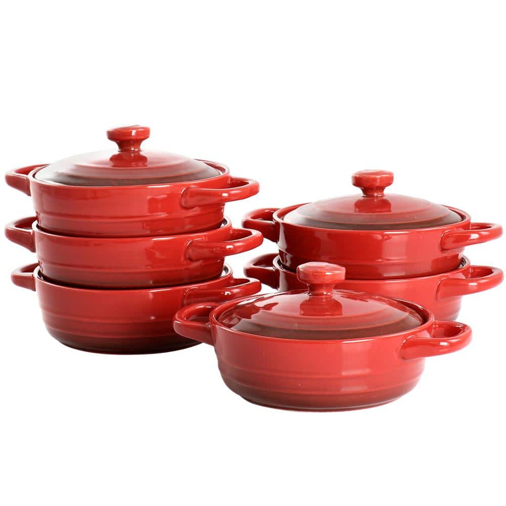 Lodge Stoneware Red Casserole Deep Dish and 50 similar items