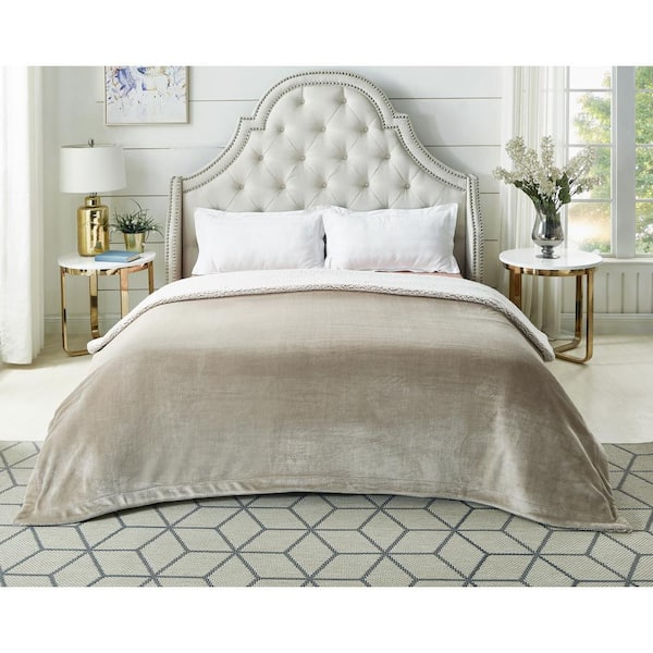 Taupe 2025 bed throw