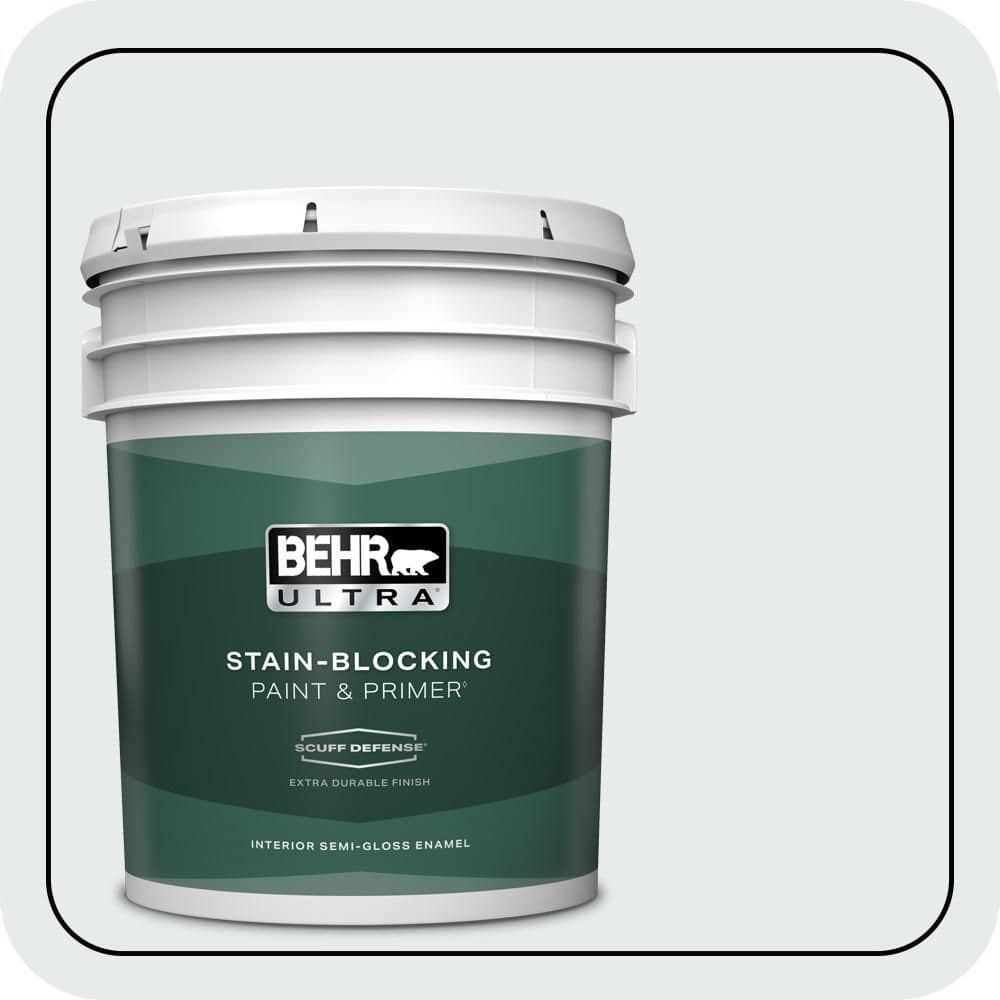 5 gal. #BL-W05 Dusting Powder Extra Durable Semi-Gloss Enamel Interior Paint & Primer price history on PriceWatchPro