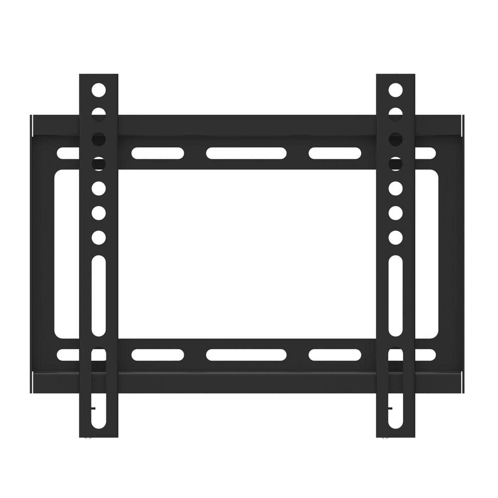 ProMounts Universal Fixed Small Durable Ultra Slim Flat Tilt TV Wall Mount for 13-47 in. VESA 50x50 200x200, Locking brackets, Black -  FF22