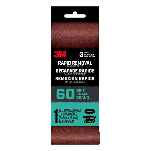 3M Rapid Removal 3 in. x 21 in. 60-Grit 