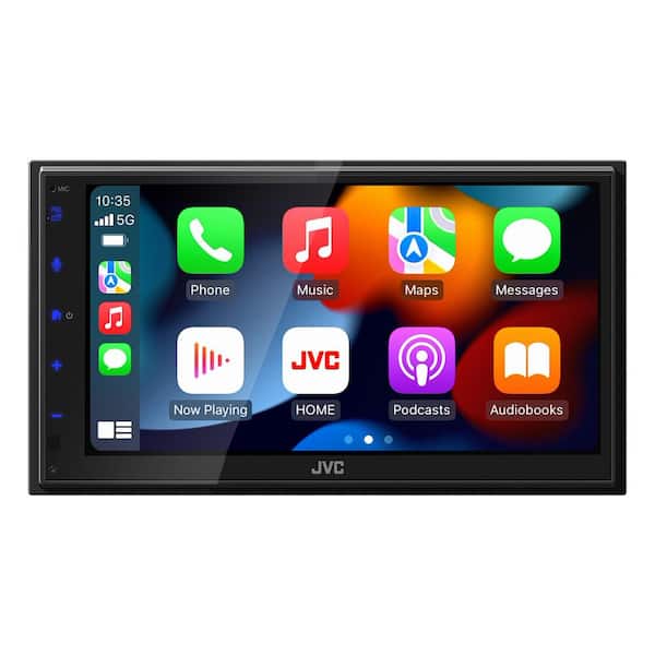 KW-M590BT 6.8-In. Car In-Dash Unit, Double-DIN/Single-DIN Short Chassis Digital Receiver with WSVGA Touch Screen