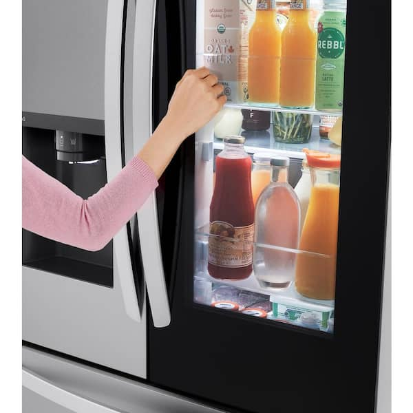 LRFOC2606S by LG - 26 cu. ft. Smart InstaView® Counter-Depth MAX™ French  Door Refrigerator