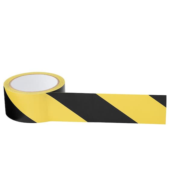 2 in Reflective WARNING Tape Yellow & Black Stripes FREE SHIP x 30 ft 