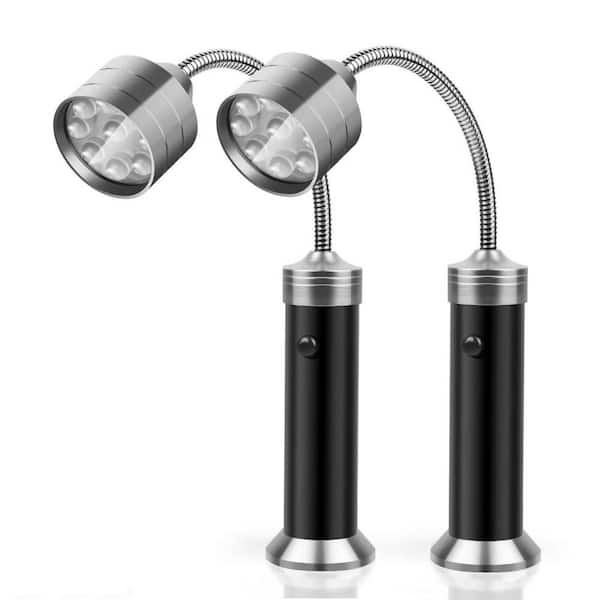 Grill Light with Magnetic Base and 360° Flexible Gooseneck for Gifts for Men, Dad, and Boyfriend (2-Pack)