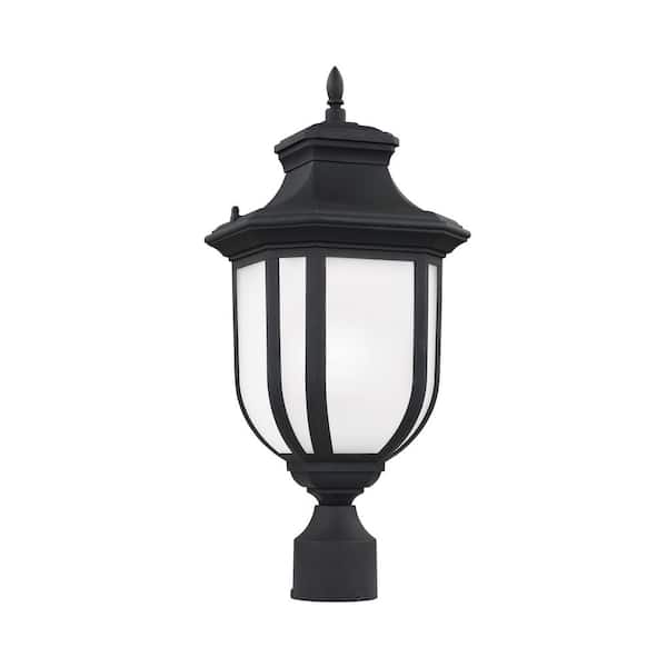 Generation Lighting Childress 1-Light Outdoor Black Lamp Post Light