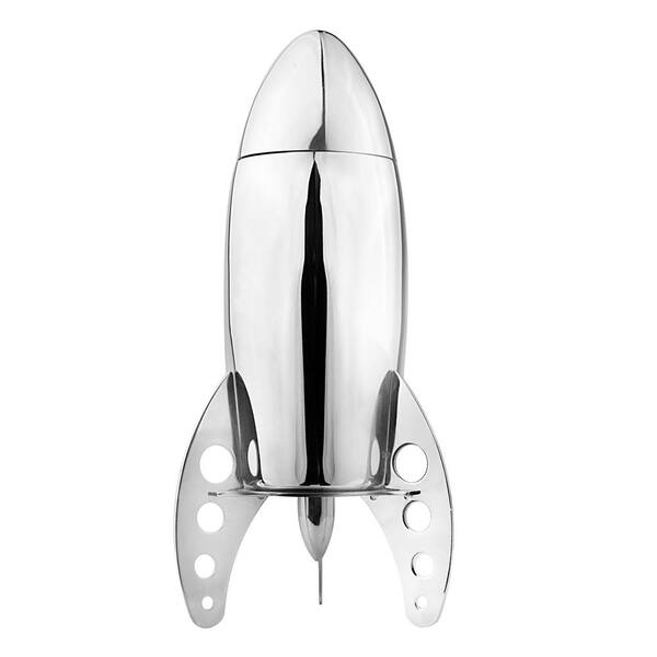 Visol Rocket 17 oz. Stainless Steel Cocktail Shaker with Stand