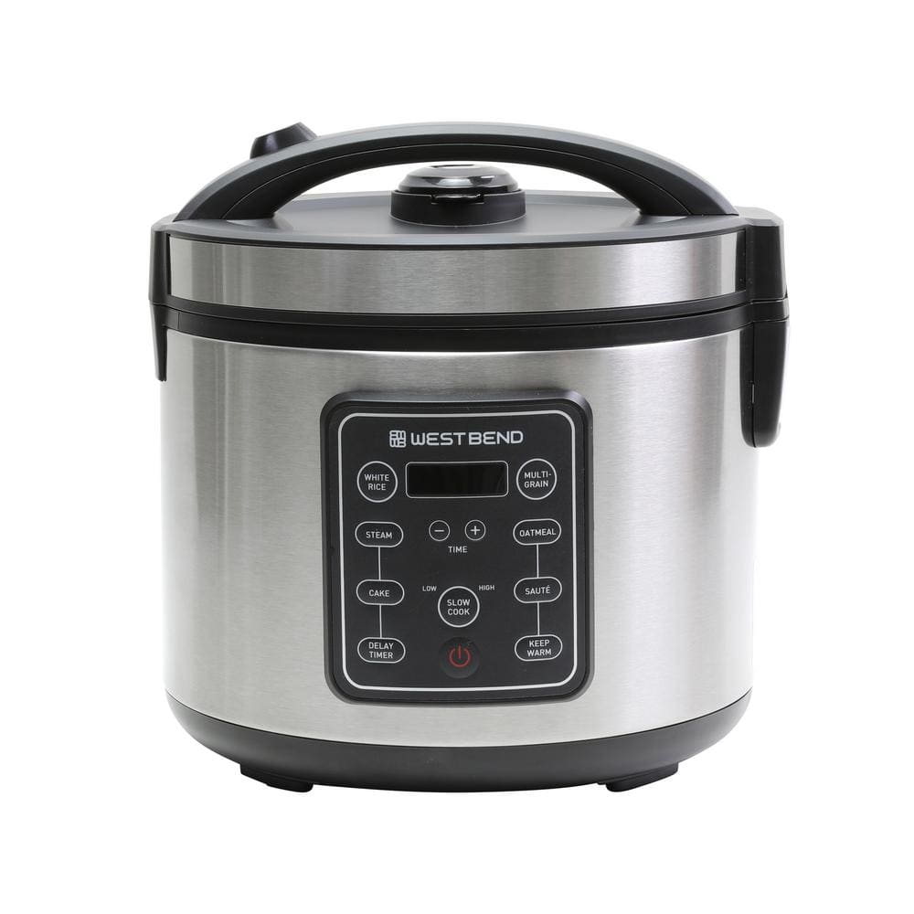 20 Cup Stainless Steel Multi-Function Electric Rice Cooker with Steamer
