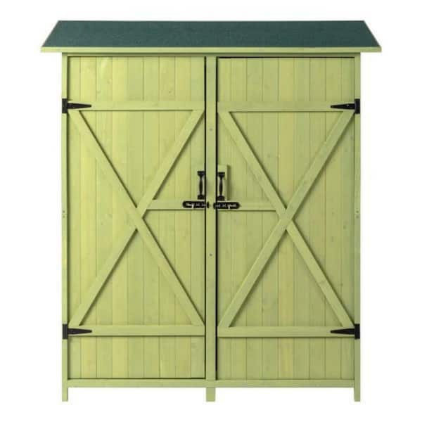 7.24sqft.   in Cedar shed Garden Storage shed Green.
