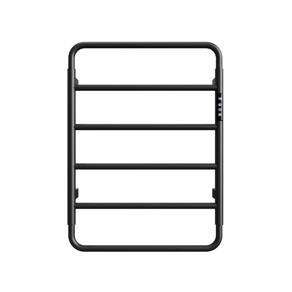 6-Bar Electric Towel Rack in Black with Temperature Adjustment, Temperature Display, Built-In Timer price history on PriceWatchPro