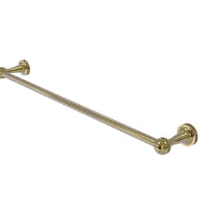Mambo Collection 18 in. Towel Bar in Unlacquered Brass
