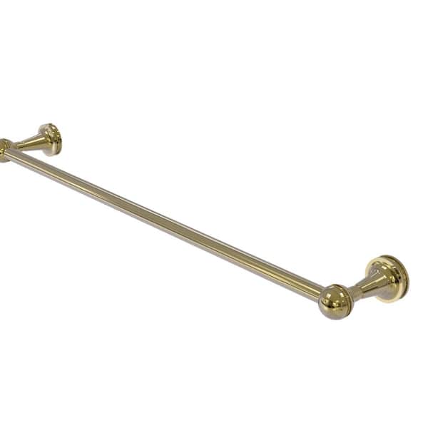 Allied Brass Mambo Collection 24 in. Towel Bar in Unlacquered Brass