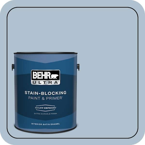 BEHR ULTRA 1 gal. #S510-2 Boot Cut Extra Durable Satin Enamel Interior Paint & Primer