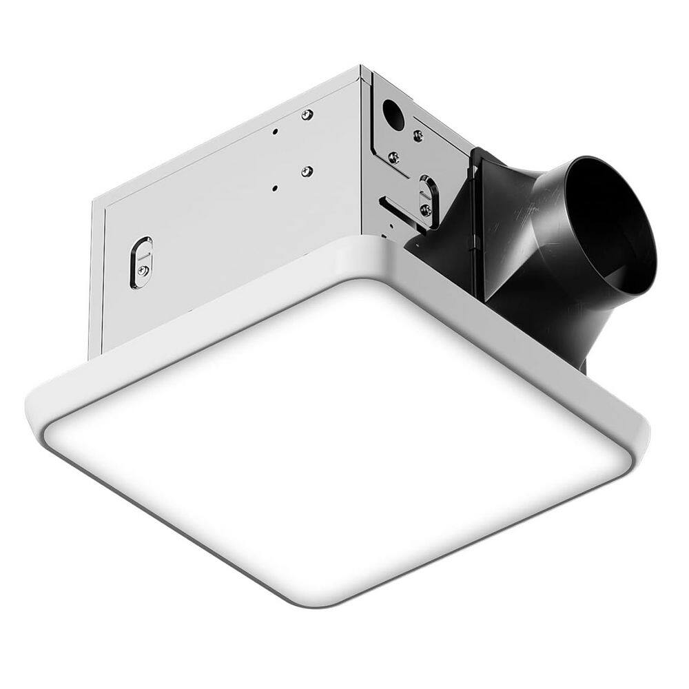 130 CFM 1.5 Sones Bathroom Exhaust Fan with LED Light Night Light 3CCT Color Temperature ETL Certified 1 Piece price history on PriceWatchPro