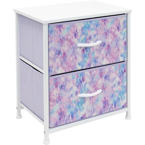 Sorbus 2 Drawers Chest Dresser ,Purple