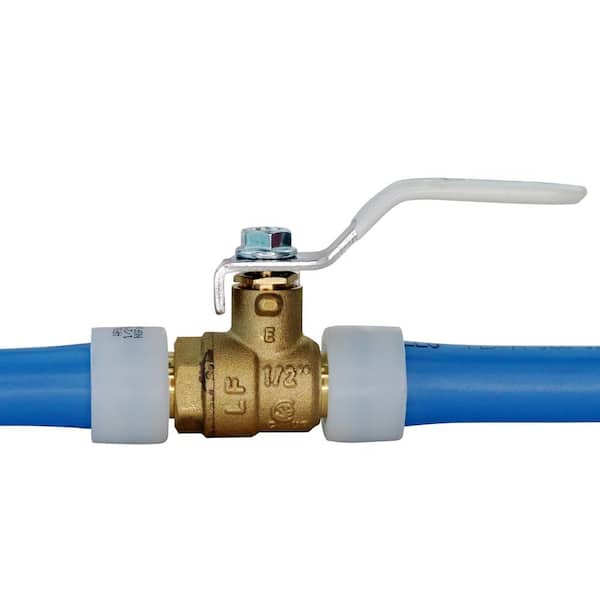 Apollo 1/2 in. Brass PEX-A Expansion Barb Ball Valve EPXV12
