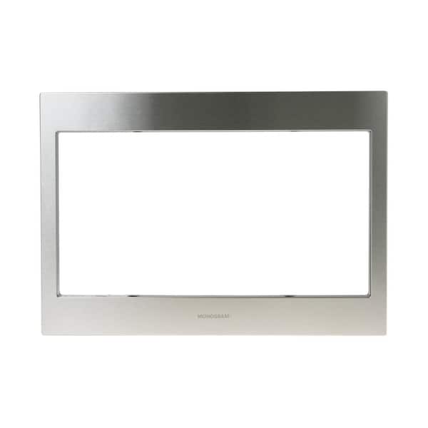 GE Monogram 27 in. Built-In Microwave Trim Kit ZX2127SLSS - The