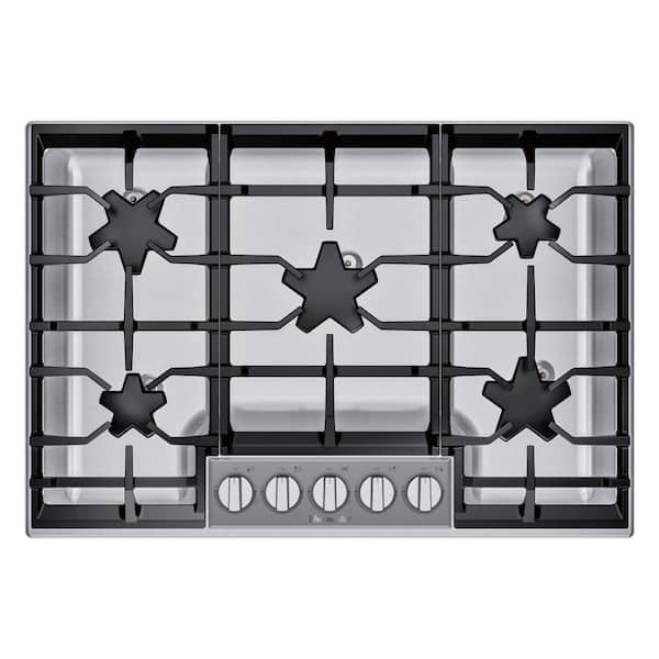 Thermador Masterpiece 30 in. Gas Cooktop in Stainless Steel with 5 Burners Including ExtraLow Burners