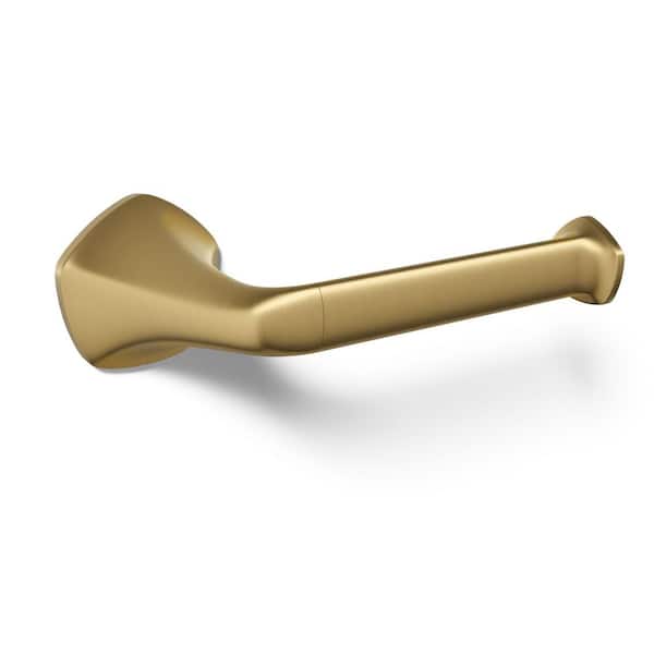 Sundae Toilet Paper Holder in Vibrant Brushed Moderne Brass